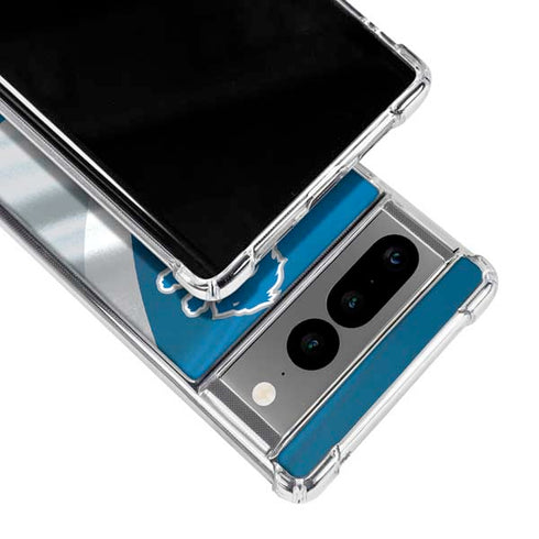 NFL Detroit Lions Google Pixel 7 Pro Clear Case